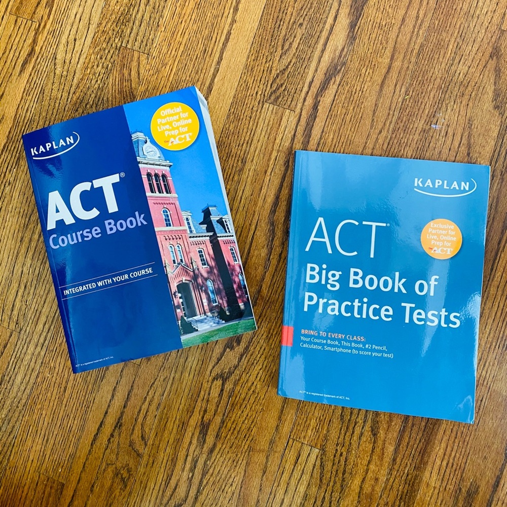 ACT Prep course book/ book of practice tests